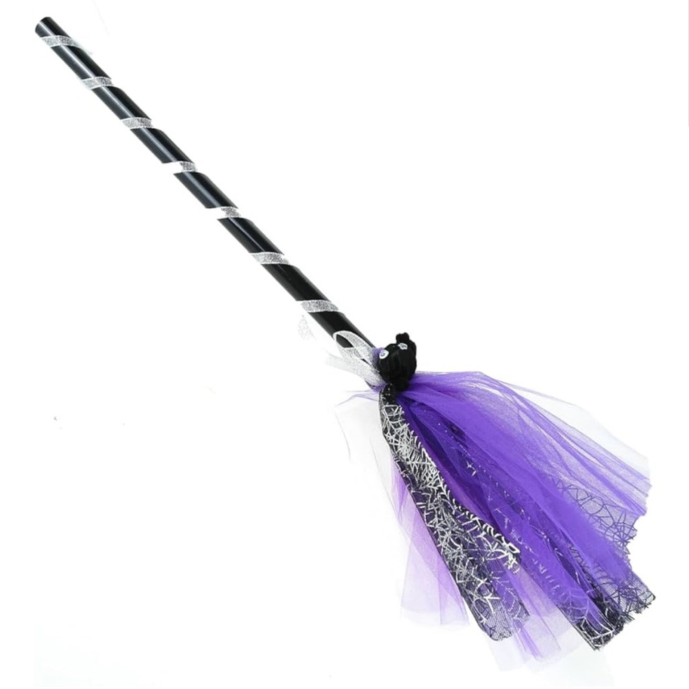 Halloween Witches Broom Spider Broom Witch Broomstick, Witch Costume Accessories